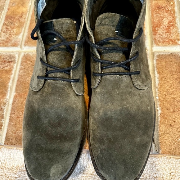 TOMS Navi Mens Green Nubuck Lace Up Chukka Boots - Size 11.5M Olive Green - Picture 5 of 16